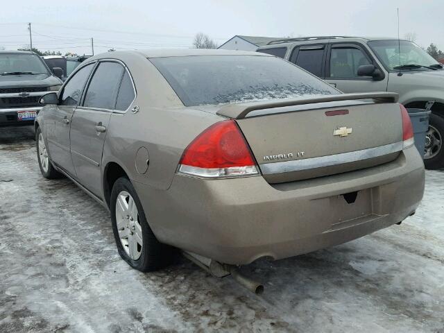 2G1WC581869408801 - 2006 CHEVROLET IMPALA LT BEIGE photo 3