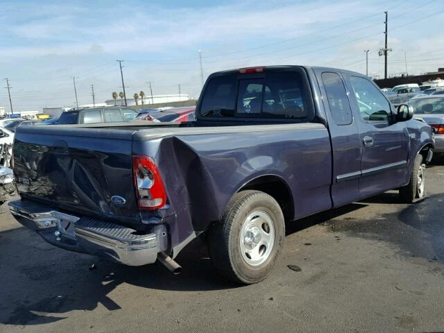 1FTZX172XYKA02063 - 2000 FORD F150 BLUE photo 4