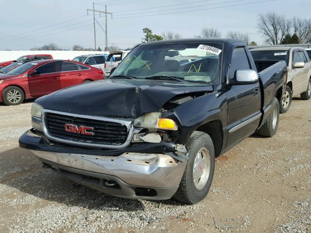 1GTEC14V62Z271362 - 2002 GMC NEW SIERRA BLACK photo 2