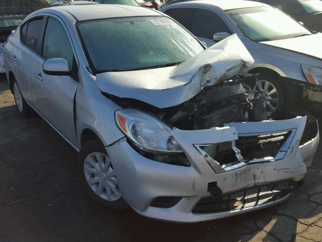 3N1CN7AP1DL874842 - 2013 NISSAN VERSA S SILVER photo 1