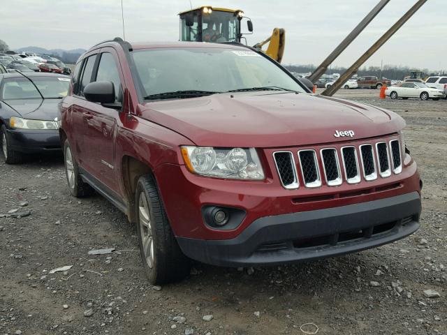1C4NJDBB6CD553063 - 2012 JEEP COMPASS SP RED photo 1