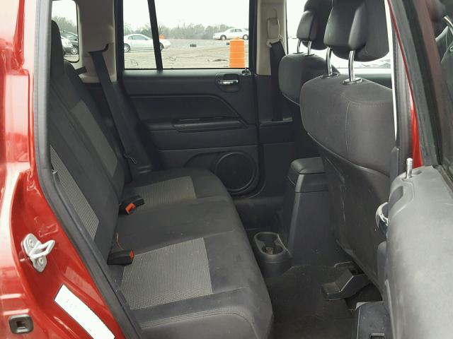 1C4NJDBB6CD553063 - 2012 JEEP COMPASS SP RED photo 6