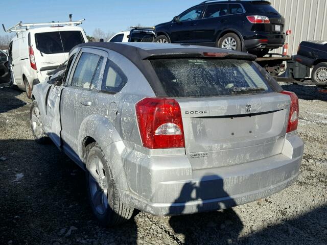 1B3CB4HA5AD607261 - 2010 DODGE CALIBER SX SILVER photo 3