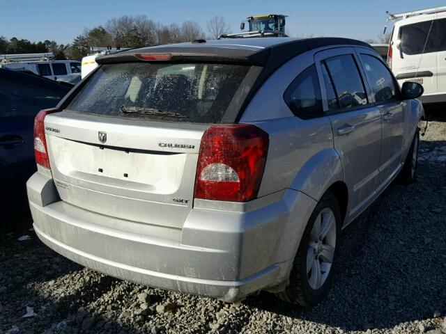 1B3CB4HA5AD607261 - 2010 DODGE CALIBER SX SILVER photo 4