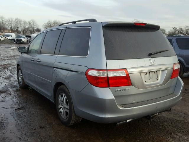 5FNRL38746B125286 - 2006 HONDA ODYSSEY EX GRAY photo 3