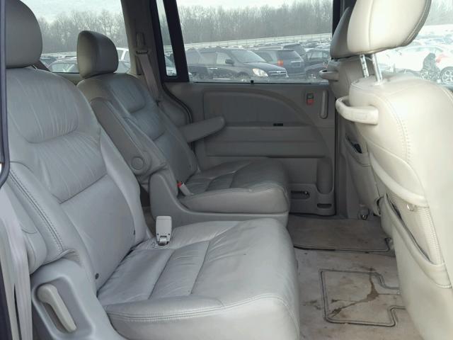 5FNRL38746B125286 - 2006 HONDA ODYSSEY EX GRAY photo 6