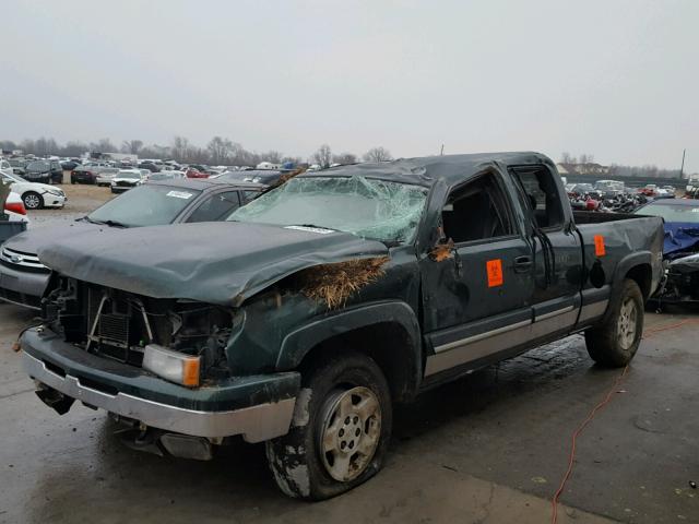 2GCEK19B061330339 - 2006 CHEVROLET SILVERADO GREEN photo 2