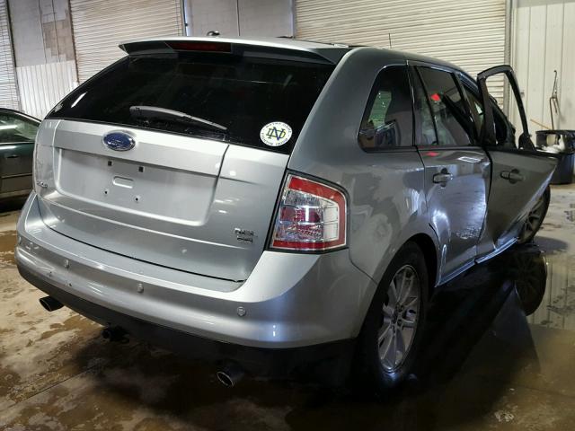 2FMDK49C57BA33824 - 2007 FORD EDGE SEL P SILVER photo 4