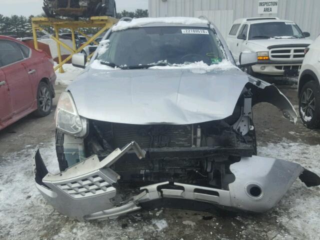 JN8AS5MV6AW111155 - 2010 NISSAN ROGUE S SILVER photo 9