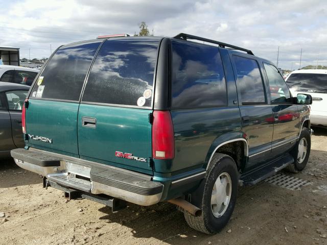 1GKEK13R2TJ711883 - 1996 GMC YUKON GREEN photo 4