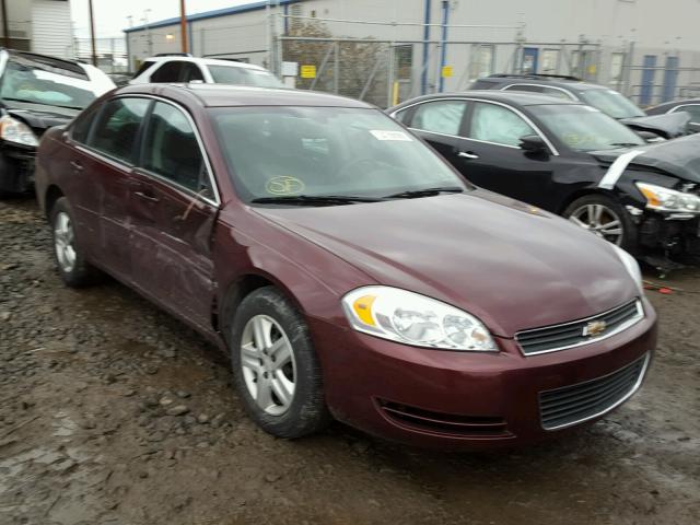 2G1WB58K979356396 - 2007 CHEVROLET IMPALA LS BURGUNDY photo 1