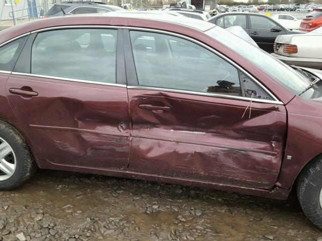 2G1WB58K979356396 - 2007 CHEVROLET IMPALA LS BURGUNDY photo 9