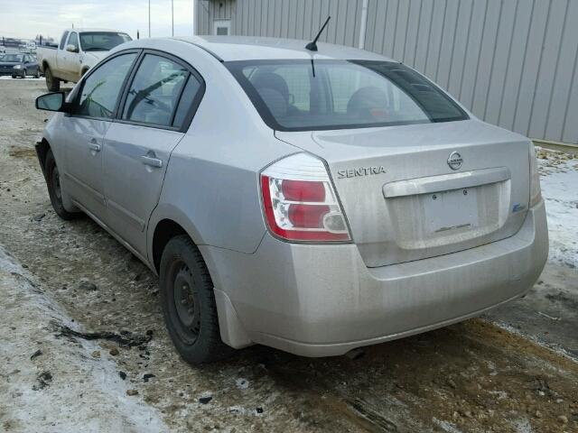 3N1AB6AP0AL713534 - 2010 NISSAN SENTRA 2.0 SILVER photo 3