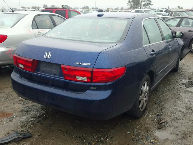 1HGCM66515A032272 - 2005 HONDA ACCORD EX BLUE photo 4