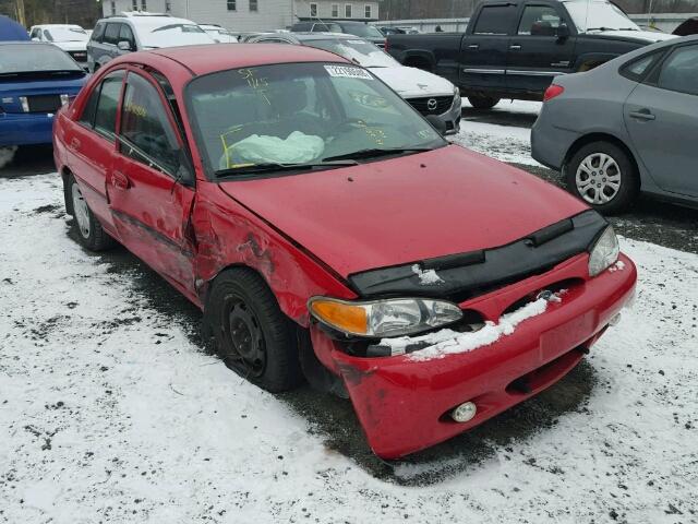 1FAFP10P3XW207360 - 1999 FORD ESCORT LX RED photo 1