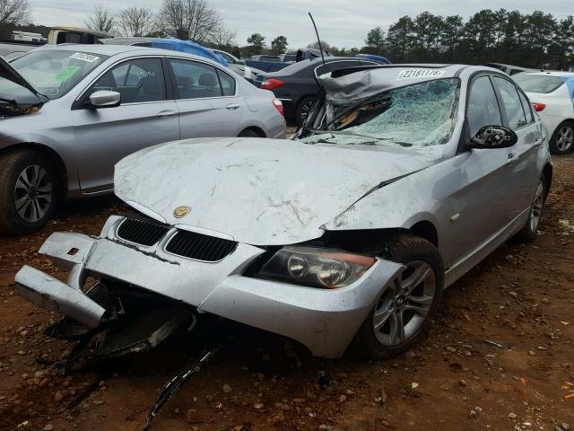 WBAVA37538NL47209 - 2008 BMW 328 I GRAY photo 2