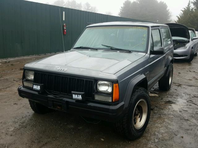 1J4FJ27S7RL212023 - 1994 JEEP CHEROKEE S GRAY photo 2