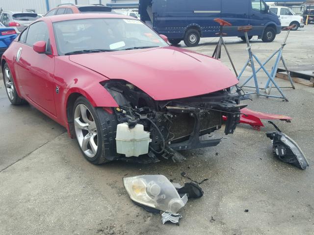 JN1BZ34D67M500828 - 2007 NISSAN 350Z COUPE RED photo 1