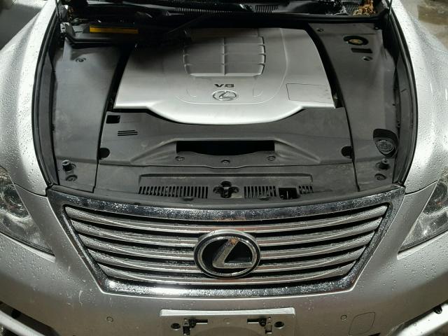 JTHDL5EF5A5001912 - 2010 LEXUS LS 460L SILVER photo 7