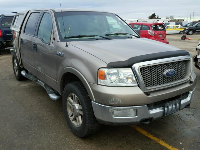 1FTPW14555KD70512 - 2005 FORD F150 SUPER BEIGE photo 1