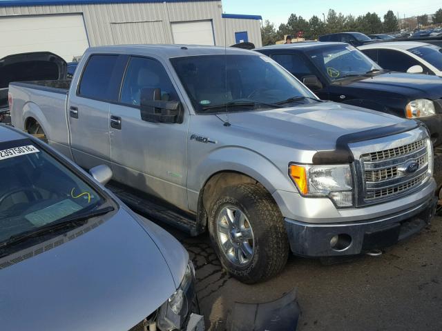 1FTFW1ET2EKE39097 - 2014 FORD F150 SUPER SILVER photo 1