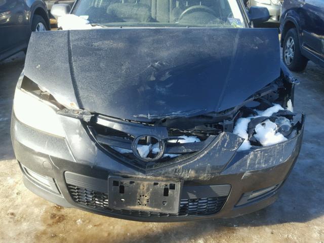 JM1BK124071727569 - 2007 MAZDA 3 S BLACK photo 9