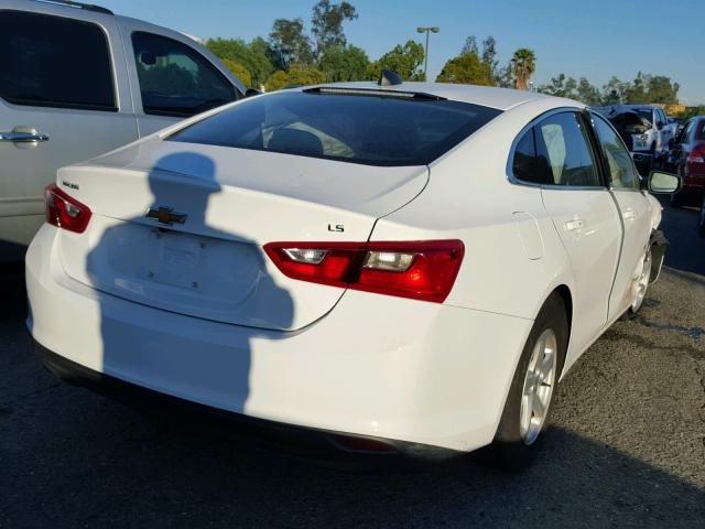 1G1ZB5ST1GF295700 - 2016 CHEVROLET MALIBU LS WHITE photo 4