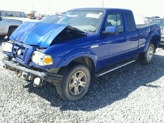 1FTYR44U26PA05441 - 2006 FORD RANGER SUP BLUE photo 2