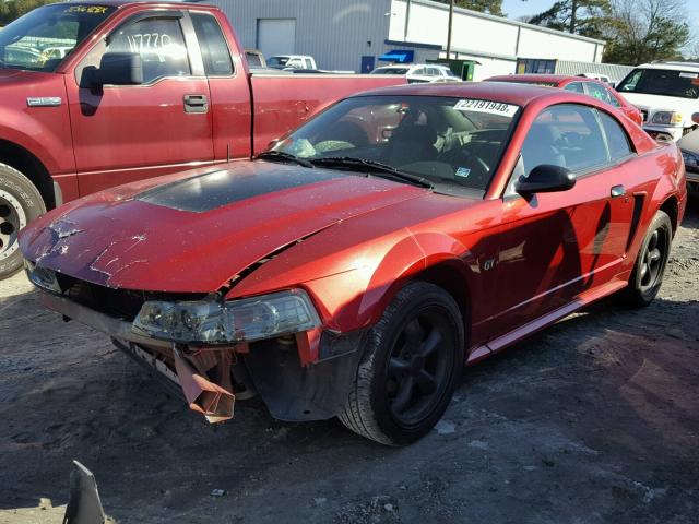 1FAFP40443F336211 - 2003 FORD MUSTANG RED photo 2