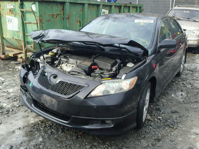 4T1BE46K79U885499 - 2009 TOYOTA CAMRY BASE BLACK photo 2