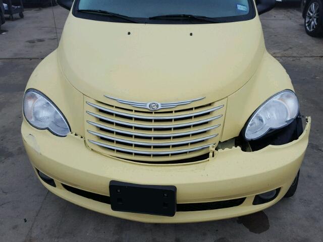 3A8FY78G47T502528 - 2007 CHRYSLER PT CRUISER YELLOW photo 7