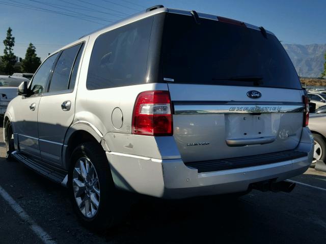 1FMJU1KTXHEA16917 - 2017 FORD EXPEDITION SILVER photo 3