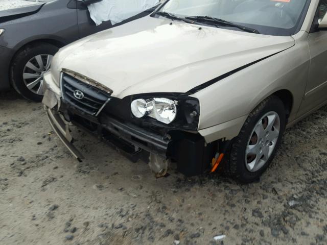 KMHDN46D56U266745 - 2006 HYUNDAI ELANTRA GL WHITE photo 9