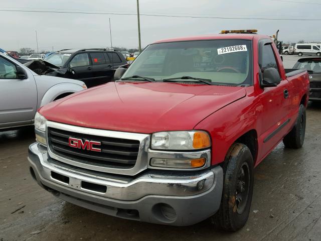 1GTEC14X43Z100242 - 2003 GMC NEW SIERRA RED photo 2