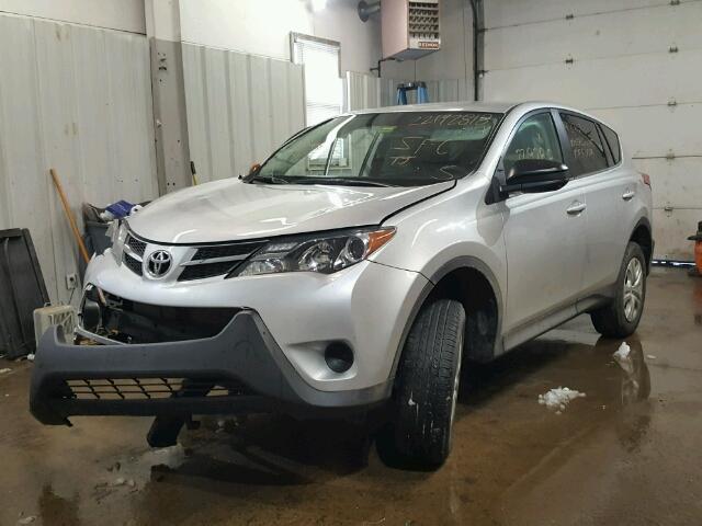 2T3BFREV9FW328876 - 2015 TOYOTA RAV4 LE SILVER photo 2