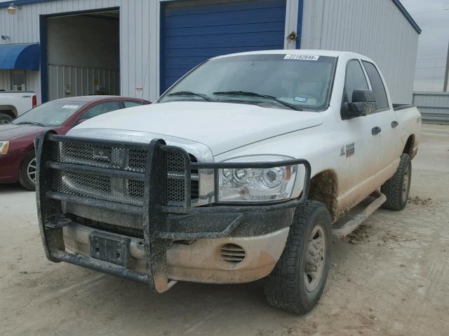 3D7KS28A48G181824 - 2008 DODGE RAM 2500 S WHITE photo 2