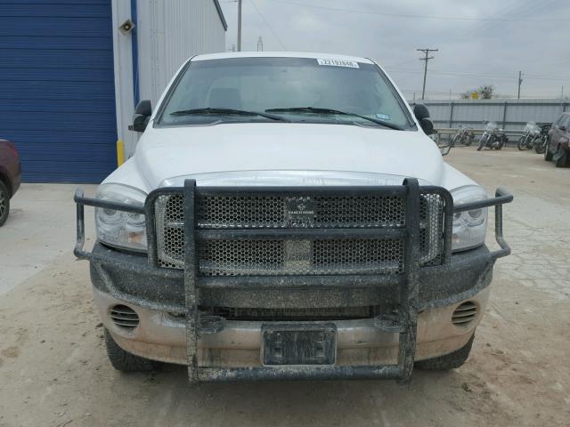 3D7KS28A48G181824 - 2008 DODGE RAM 2500 S WHITE photo 9