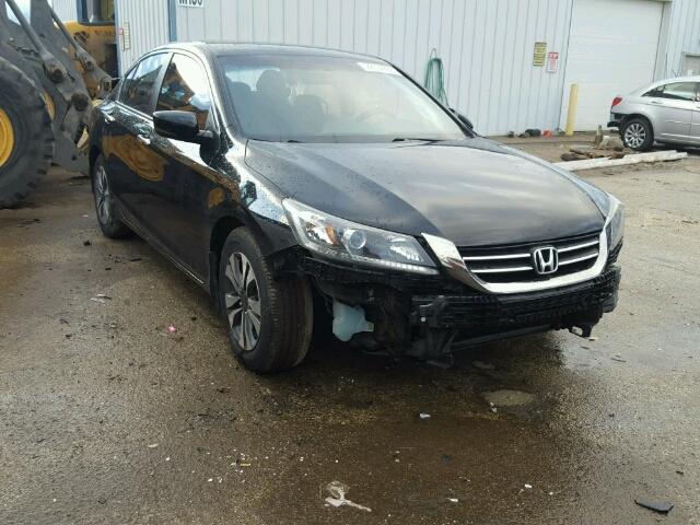 1HGCR2F33DA159323 - 2013 HONDA ACCORD LX BLACK photo 1