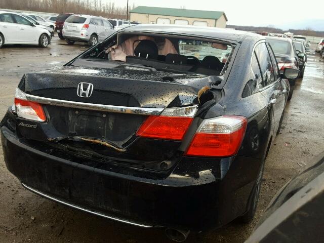 1HGCR2F33DA159323 - 2013 HONDA ACCORD LX BLACK photo 4