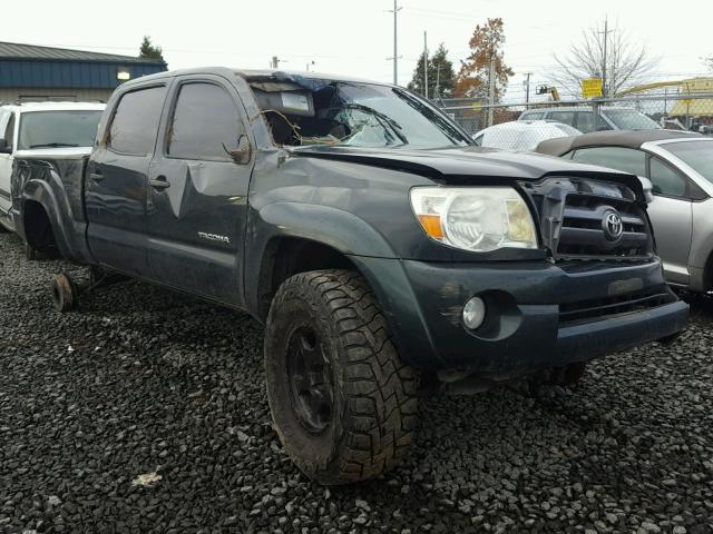 3TMKU72N49M022365 - 2009 TOYOTA TACOMA DOU GREEN photo 1