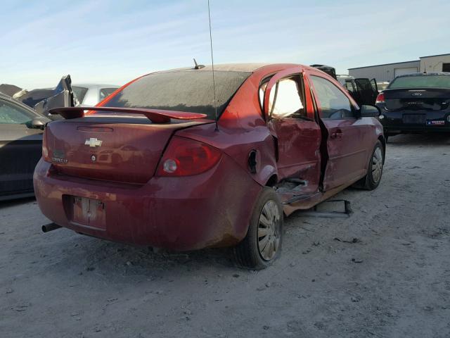 1G1AD5F57A7197629 - 2010 CHEVROLET COBALT 1LT MAROON photo 4