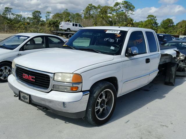 2GTEC19V411170885 - 2001 GMC NEW SIERRA WHITE photo 2