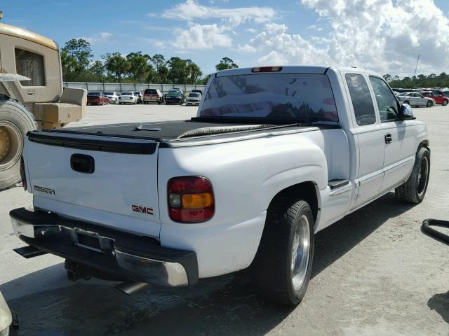 2GTEC19V411170885 - 2001 GMC NEW SIERRA WHITE photo 4