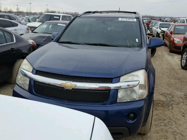 2CNDL43F186020076 - 2008 CHEVROLET EQUINOX LT BLUE photo 9