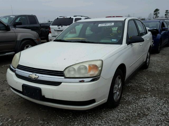 1G1ZT52855F280705 - 2005 CHEVROLET MALIBU LS WHITE photo 2
