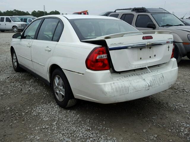 1G1ZT52855F280705 - 2005 CHEVROLET MALIBU LS WHITE photo 3