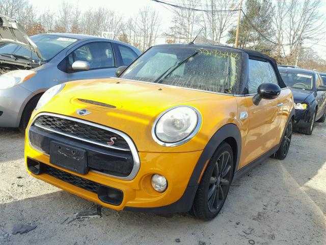 WMWWG9C56G3A91446 - 2016 MINI COOPER S ORANGE photo 2