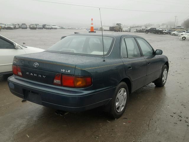 4T1BF12K1TU873566 - 1996 TOYOTA CAMRY LE GREEN photo 4