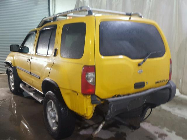 5N1ED28Y11C543448 - 2001 NISSAN XTERRA XE YELLOW photo 3