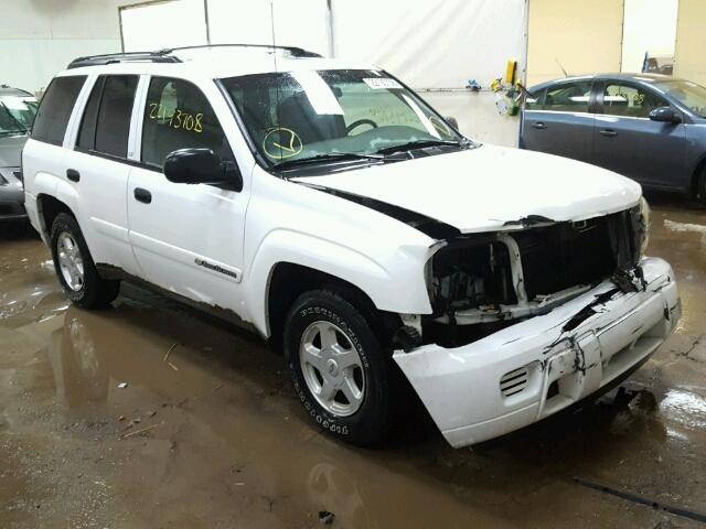 1GNDT13S122278660 - 2002 CHEVROLET TRAILBLAZE WHITE photo 1